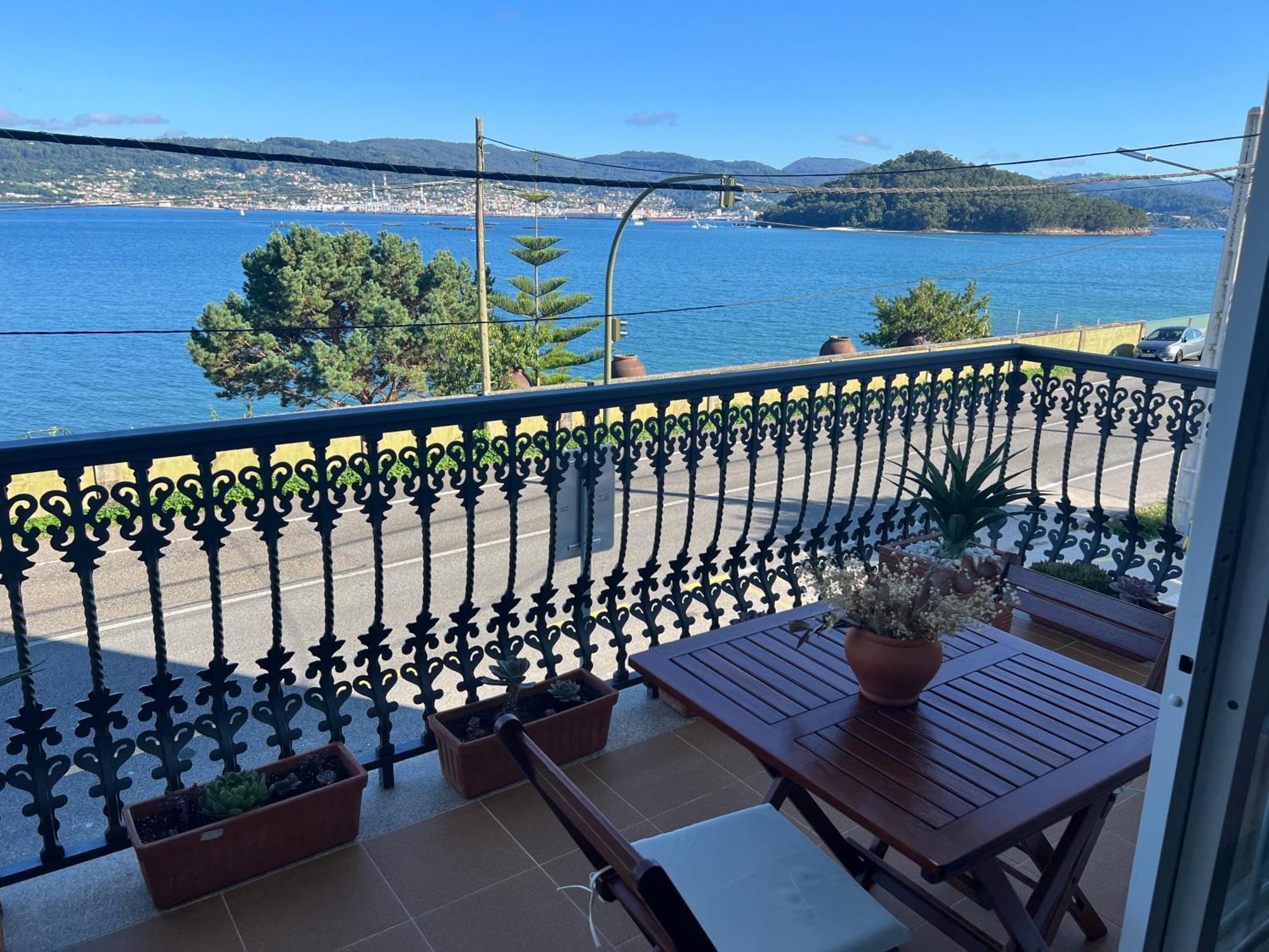 Apartamento Combarro Esterno foto